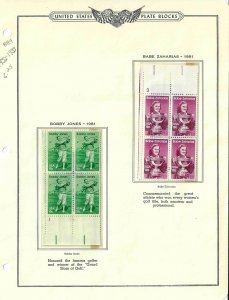 1932-3 Mint,OG,NH... Plate Blocks of 4... SCV $6.25