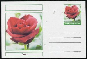 CHARTONIA, Fantasy - Rose - Postal Stationery Card...