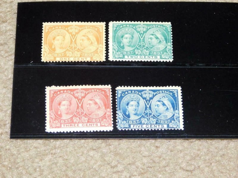 CANADA, SCOTT#  51-54 MINT HINGED