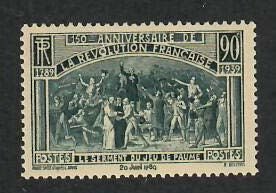 France; Scott 390; 1939;  Unused; NH