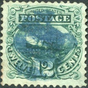 #117 VF+ USED WITH BLUE CANCEL CV $290.00 BN6138