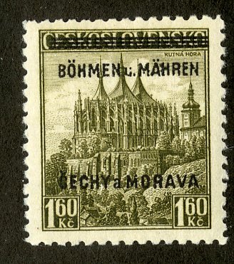 BOHEMIA & MORAVIA 13 MNH BIN $5.00 PLACE