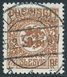 Schleswig, Sc #3, 7-1/2pf Used