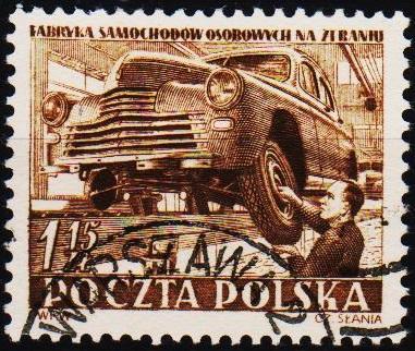 Poland. 1952 1z15 S.G.795 Fine Used