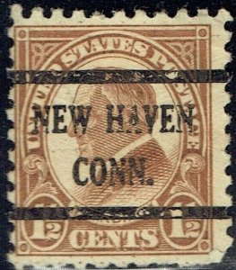 1926 1.5c Harding w/Bureau precancel (633-43) f/NEW HAVEN CT. NICE STAMP!