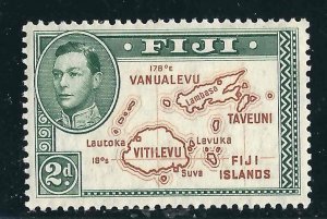 Fiji 133 SG 254 MLH VF 1940 SCV $12.50