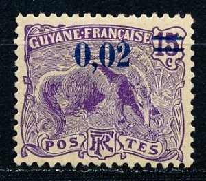 French Guiana #95 Single MH