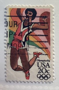 USA 1984 - Scott 2083 used - 20c, Olympic Games, Long Jump