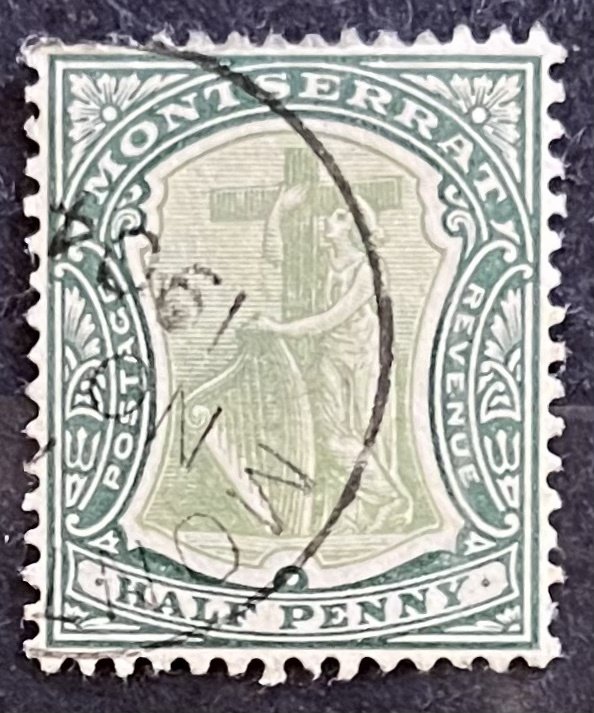 Montserrat #12 Used (WM #3)- SCV=$19.00