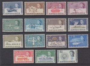 British Antarctic Territory Sc 1-15 MNH. 1963 Arctic Views definitives cplt, VF