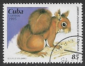 Cuba # 3678 - Squirrel - unused CTO.....{Z18}