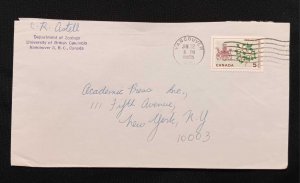 DM)1965, CANADA, LETTER SENT TO U.S.A, AIR MAIL, WITH STAMP SHIELD OF THE