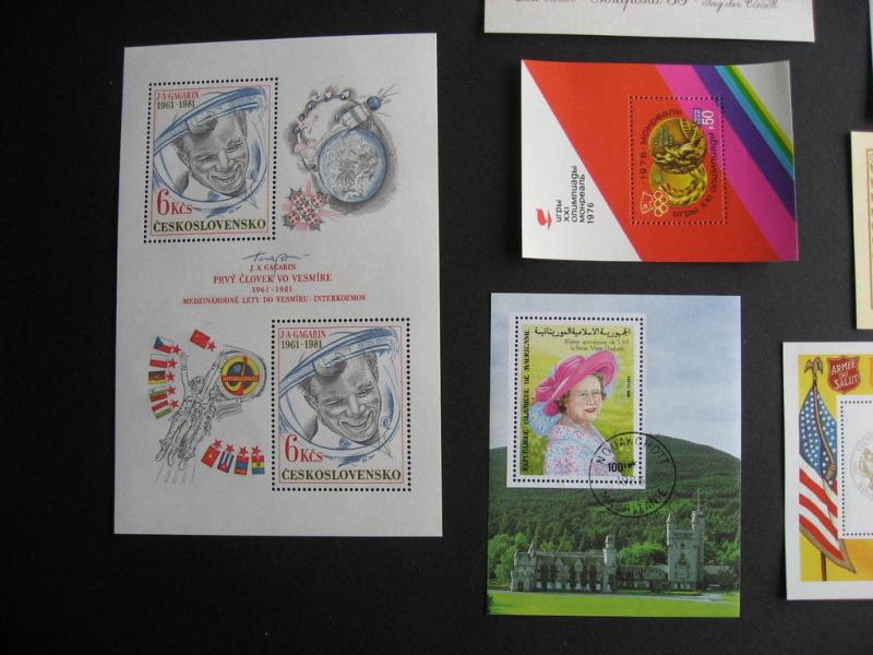 WW souvenir sheet collection generally HV MNH worth a look! PLZ read description 
