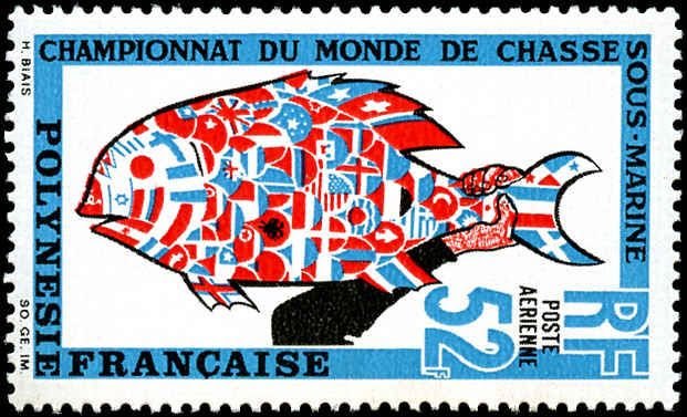 French Polynesia #C52-C53, Complete Set(2), 1964, Never Hinged, Minor Gum Dis...