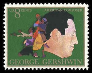 PCBstamps   US  #1484 8c Arts - George Gershwin, MNH, (4)