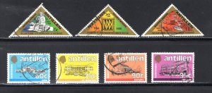 Netherlands Antilles #512-3, 515, 517, 519-0  VF, Used, CV $5.70 ... 4210341