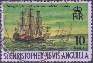 St. Christopher  Nevis Anguilla  #213    USED