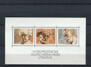 GERMANY; WEST pictorial SHEET fine Mint MNH unmounted, 1978