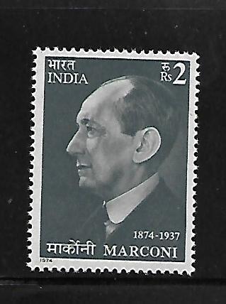 INDIA, 646, MNH, GUGLIELMO MARCONI