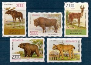 1996 Belarus 114-118 Fauna of Belarus