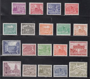 Berlin Scott #9N42-9N60 MH Note