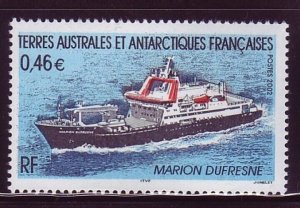 French Southern & Antarctic Territory Sc 302 NH issue of 2002 -SHIP