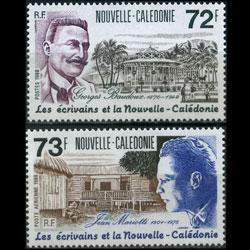 NEW CALEDONIA 1988 - Scott# 602-3 Writers Set of 2 NH