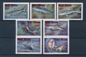 [46844] Vietnam 1991 Marine life Sharks MNH