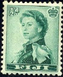 Queen Elizabeth II, Fiji stamp SC#163 mint