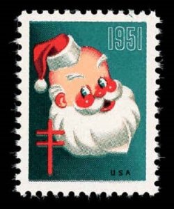 1951 American Lung Association Christmas Seal, Single Scott WX155 Mint F/VF NH