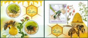 Bees Insects Fauna Mali MNH stamp set