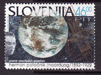 Slovenia-Sc#149-unused NH set-Satellite Orbit-1992-