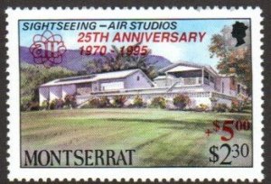 Montserrat Stamp B3  - Air Studios surcharged