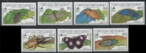 1990 Grenada Grenadines 1257-1264 Insects - Butterflies 14,00 €