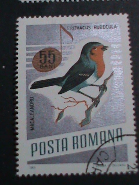 ​ROMANIA STAMP- WORLD LOVELY BEAUTIFUL SONG BIRDS-CTO STAMPS SET VERY FINE