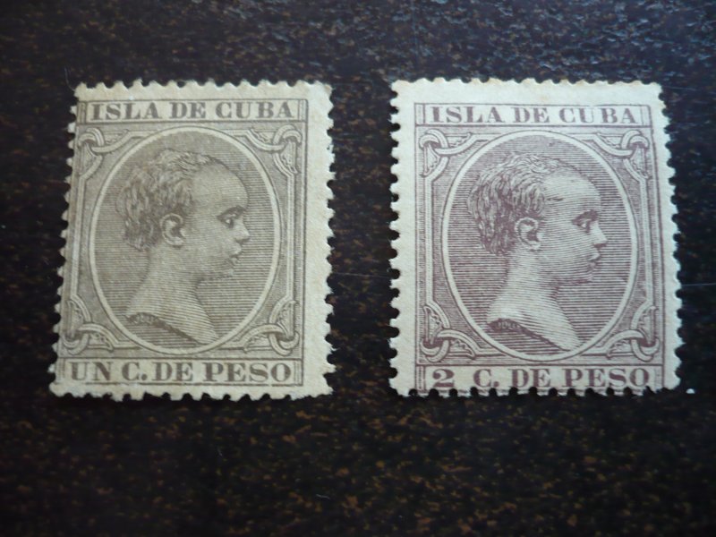 Stamps - Cuba - Scott# 132,137,145,148 - Mint Hinged Partial Set of 4 Stamps