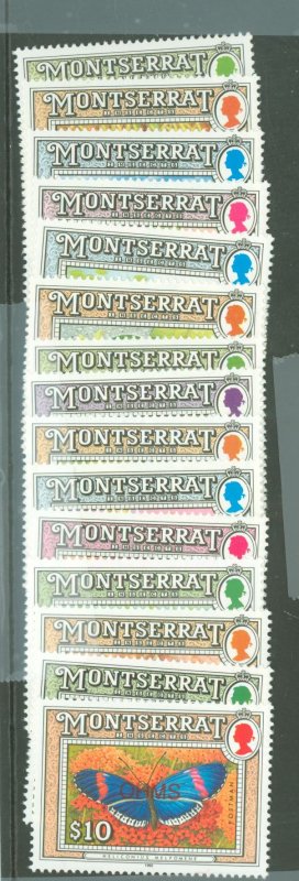 Montserrat #O110-O125 Mint (NH) Single (Complete Set)