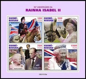 GUINEA BISSAU 2021 QUEEN ELIZABETH II 95th BIRTHDAY ROYALTY