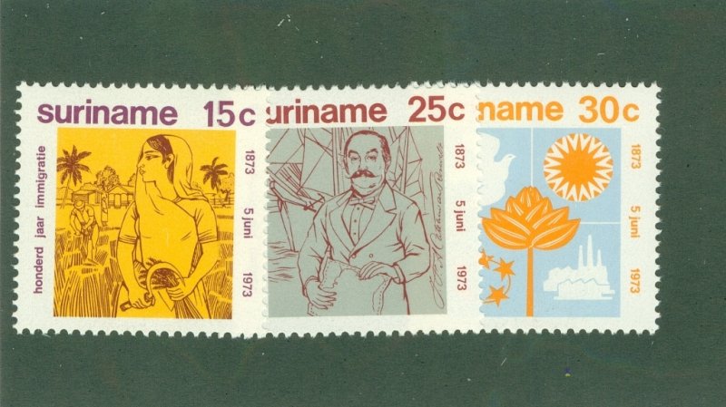 SURINAM 402-4 MH BIN $.75