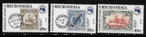 Micronesia 1984 Ausipex stamp on stamp MNH A339