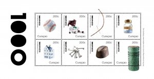 Stamps of Curacao 2021 - 100 Opheto Stamp Series – 8 Stamps.