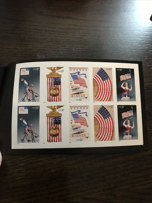 SCOTT #BK294 OLD GLORY PRESTIGE BOOKLET WITH 2 PANES OF 10 MNH-20- STAMPS-2003