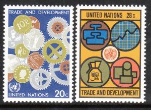 397-98 United Nations 1983 Trade and Development MNH