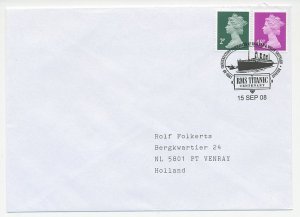 Cover / Postmark GB / UK 2008 Ship - RMS Titanic