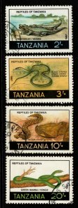 Tanzania #369-372 used