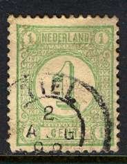 Netherlands; 1894: Sc. # 35: O/Used Single Stamp