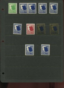 11 VINTAGE RACINE WISCONSIN PTA SCHOOL EDUCATION POSTER STAMPS (L1215)