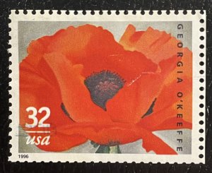 US #3069 Used - Georgia O'Keeffe 32c 1996