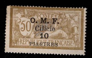 Cilicia Scott 125 Mint No Gum overprint on French stamp 1920