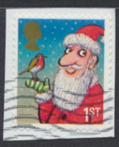 GB Christmas 2012 1st  Class  SG 3416  SC#3121  self adhesive on piece see scan 